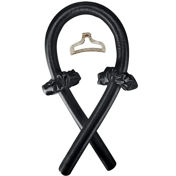 Heatless Curl Set with Satin Sleeping Cap | Heat-Free Overnight Curls
