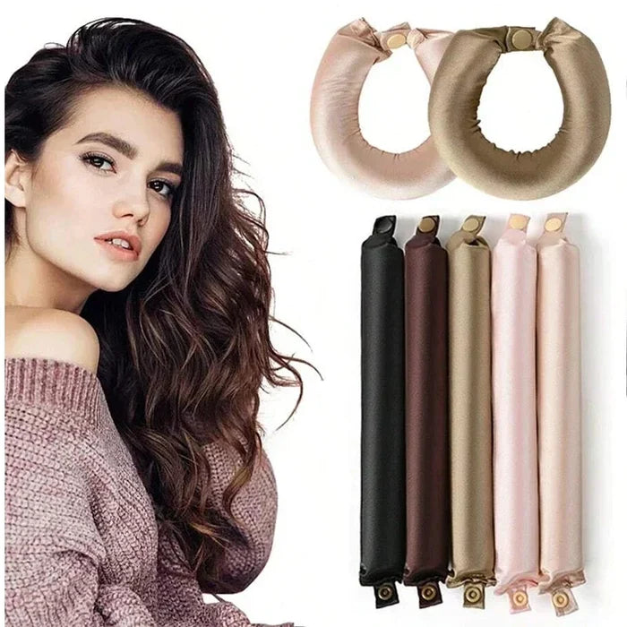 Heatless Hair Curlers -No Heat Silk Curls