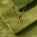 Heavenly H Alphabet Gold Pendant