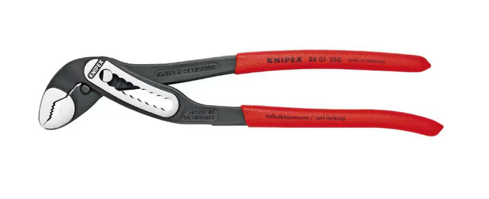 Heavy Duty Forged Steel 10 in. Alligator Water Pump Pliers with 61 HRC Teeth