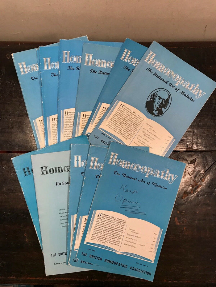 HOMOEOPATHY - BRITISH HOMOEOPATHIC ASSN JOURNALS - 14 Original Journals, 1959-64