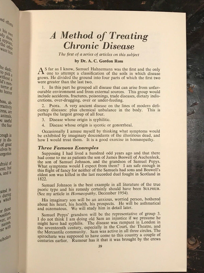 HOMOEOPATHY - BRITISH HOMOEOPATHIC ASSN JOURNALS - 14 Original Journals, 1959-64