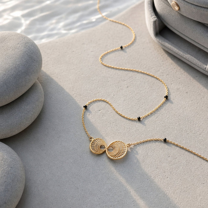 Infinity Mesh 9Kt Gold Mangalsutra
