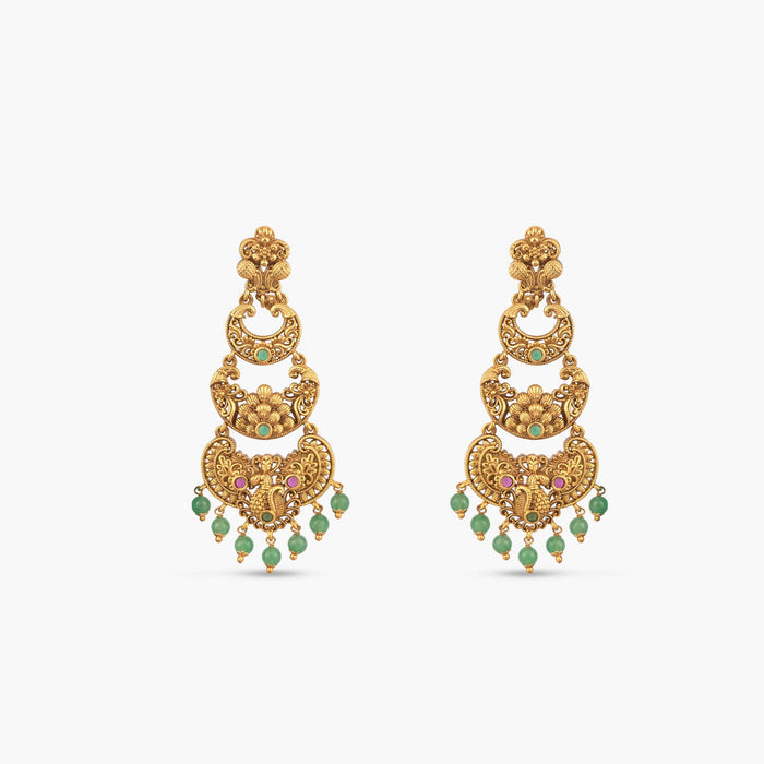Ira Antique Chandbali Earrings