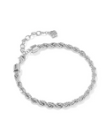 Isabelle Rhodium Plated Chain Bracelet by Kendra Scott