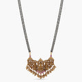 Ishani Antique Black Beads Necklace