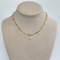 +JMJ+ Initial Charm Necklace
