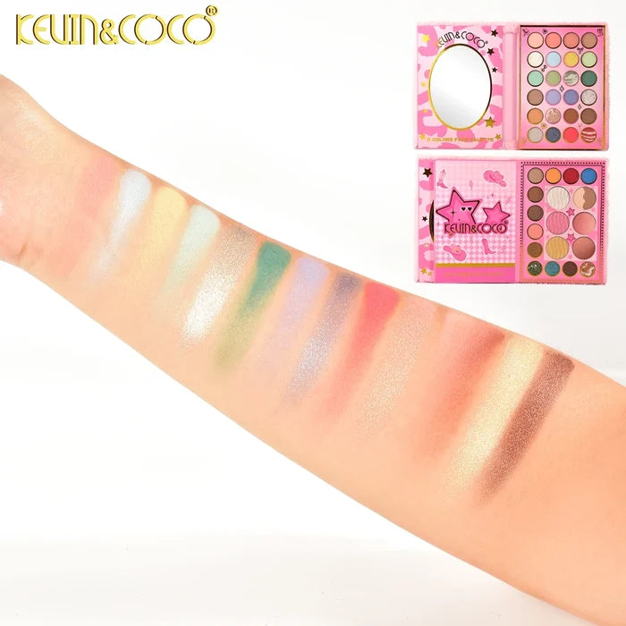 Kevin & Coco - Pink Fuzzy Face Palette