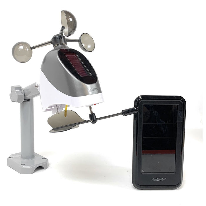 La Crosse Technology S81120 Wireless Weather Station With Temperature, Wind, And Humidity Model #, Black
