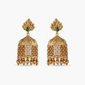 Lata Antique Jhumka Earrings