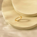 Light Link Gold Ring for Her