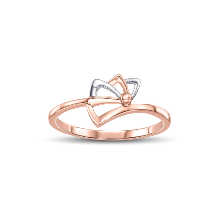 Linked Charm Casual Gold Ring