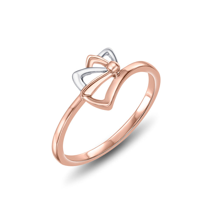 Linked Charm Casual Gold Ring