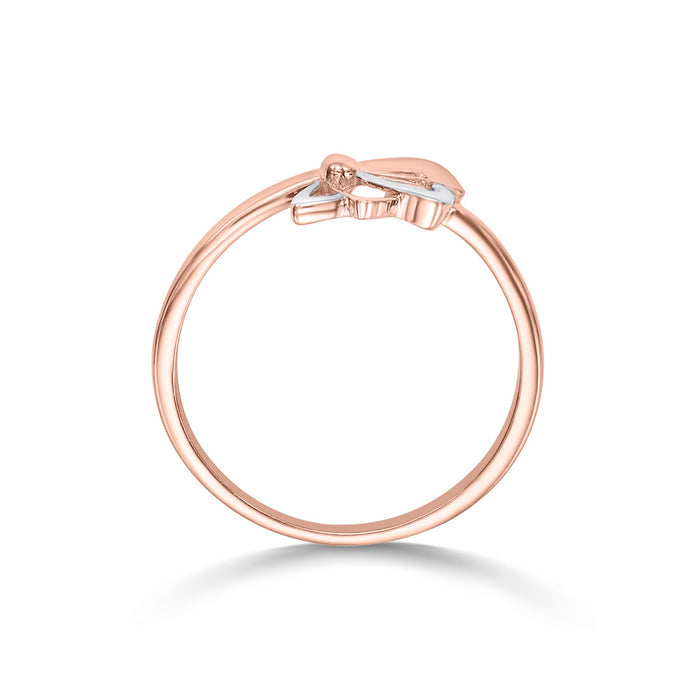 Linked Charm Casual Gold Ring