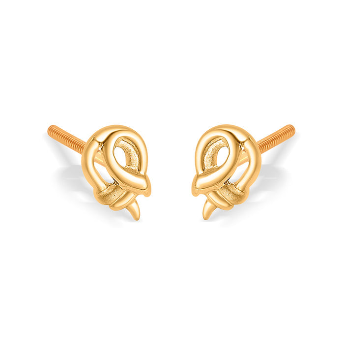 Little Styles Yellow Gold Kids Earring