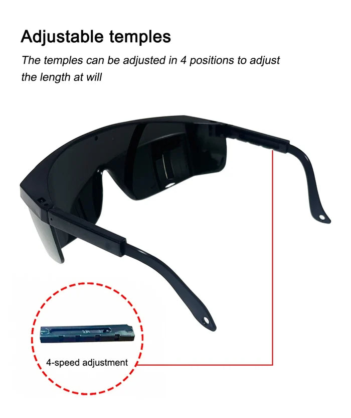 Lnfrared UV Beauty Hair Removal Lnstrument Laser Protective Cover 200-2000nm OD4+CE Protective Glasses