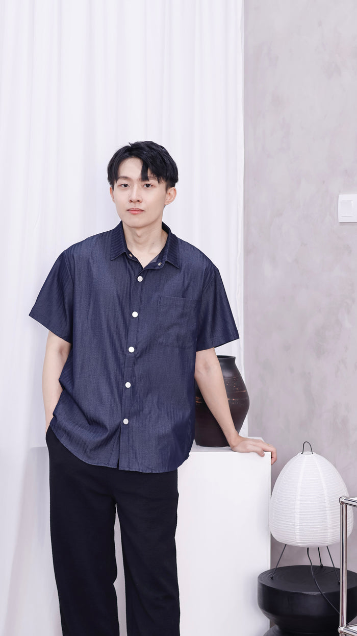 Lovi Denim Button Down Top (Men)
