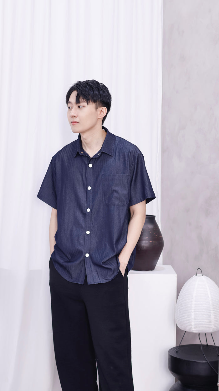 Lovi Denim Button Down Top (Men)