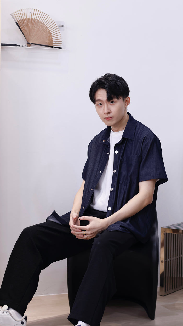 Lovi Denim Button Down Top (Men)
