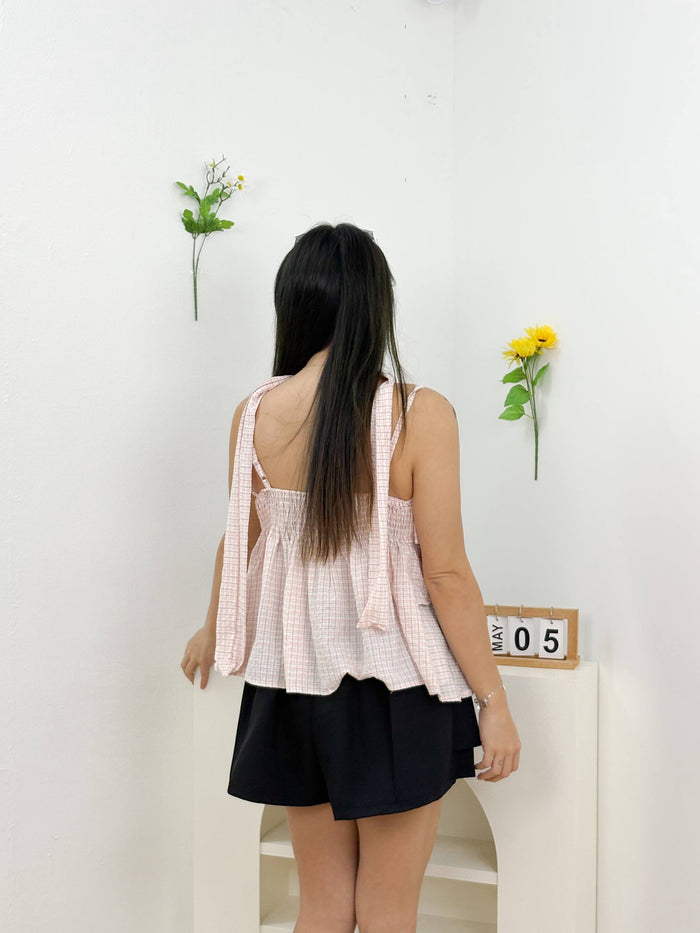 Lucienne Cascade Top (Pink)