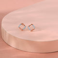 Lume Square Diamond Earring