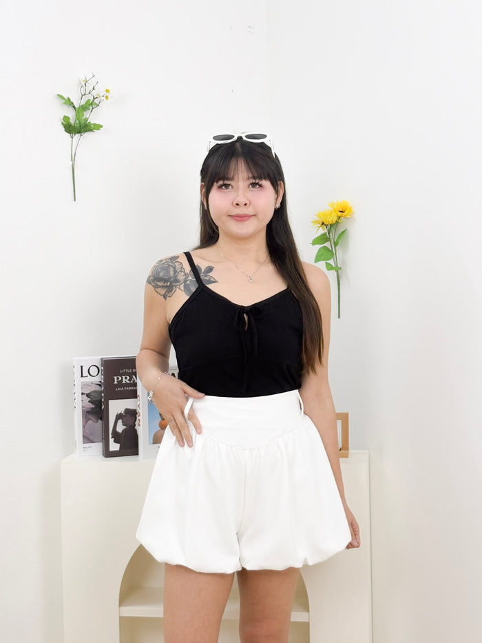 Lumi Bubble Shorts (White)