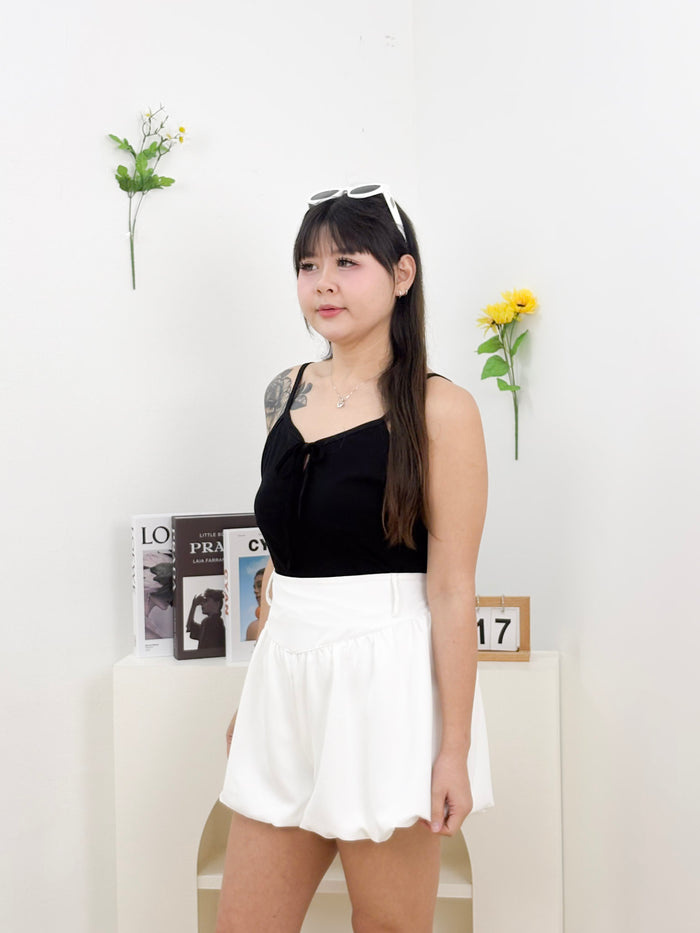 Lumi Bubble Shorts (White)
