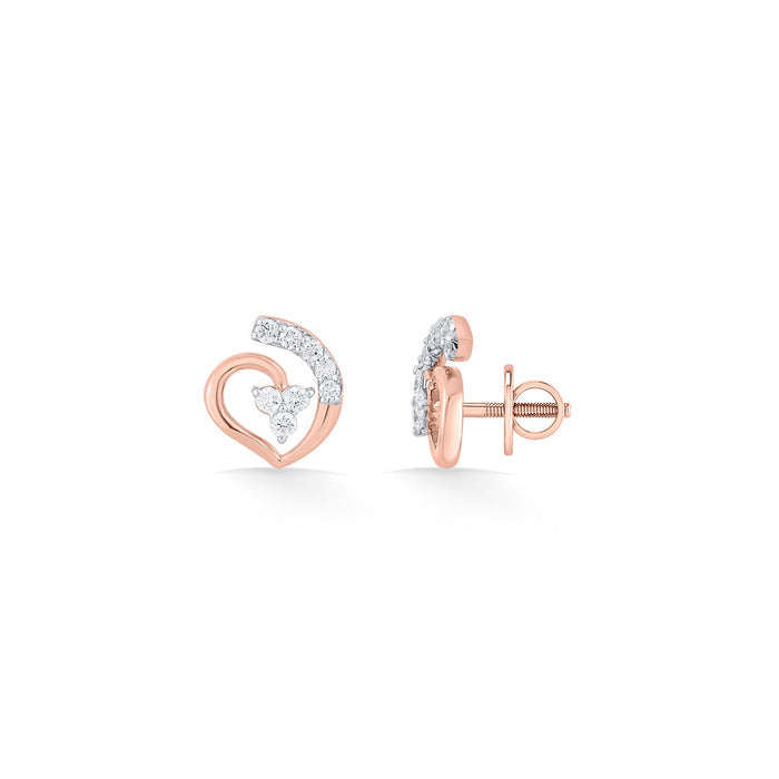 Luminara Diamond Stud Earrings