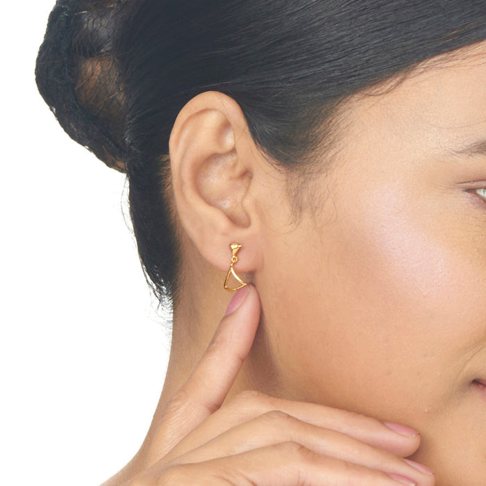 Majestic Sway Drops & Danglers Gold Earrings for Women