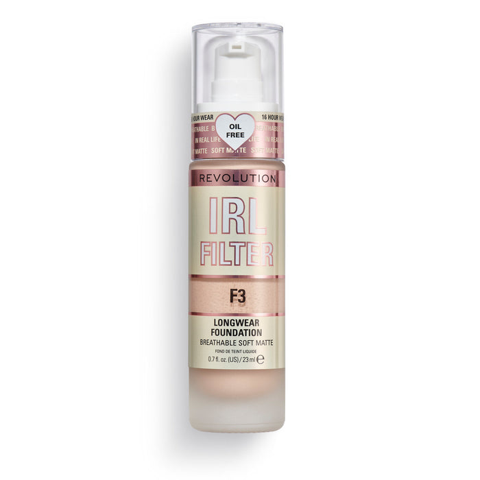Makeup Revolution IRL Filter Longwear Foundation F3 23ml