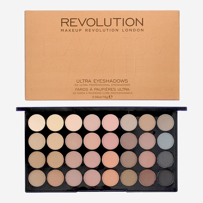 Makeup Revolution Ultra 32 Eyeshadow Flawless Matte