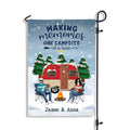 Making Memories One Campsite At A Time - Personalized Garden Flag, Gift  For Camping Lover