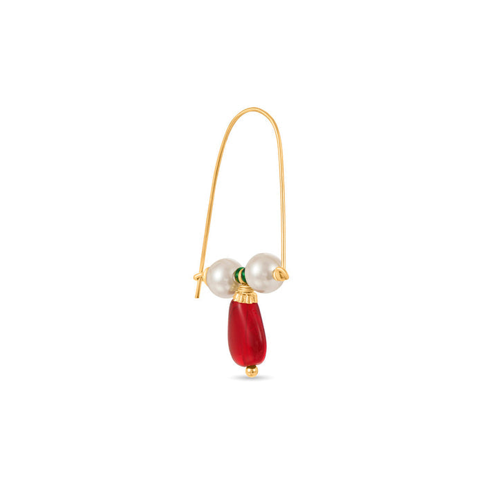 Manikya Bali Gold Earrings For Men