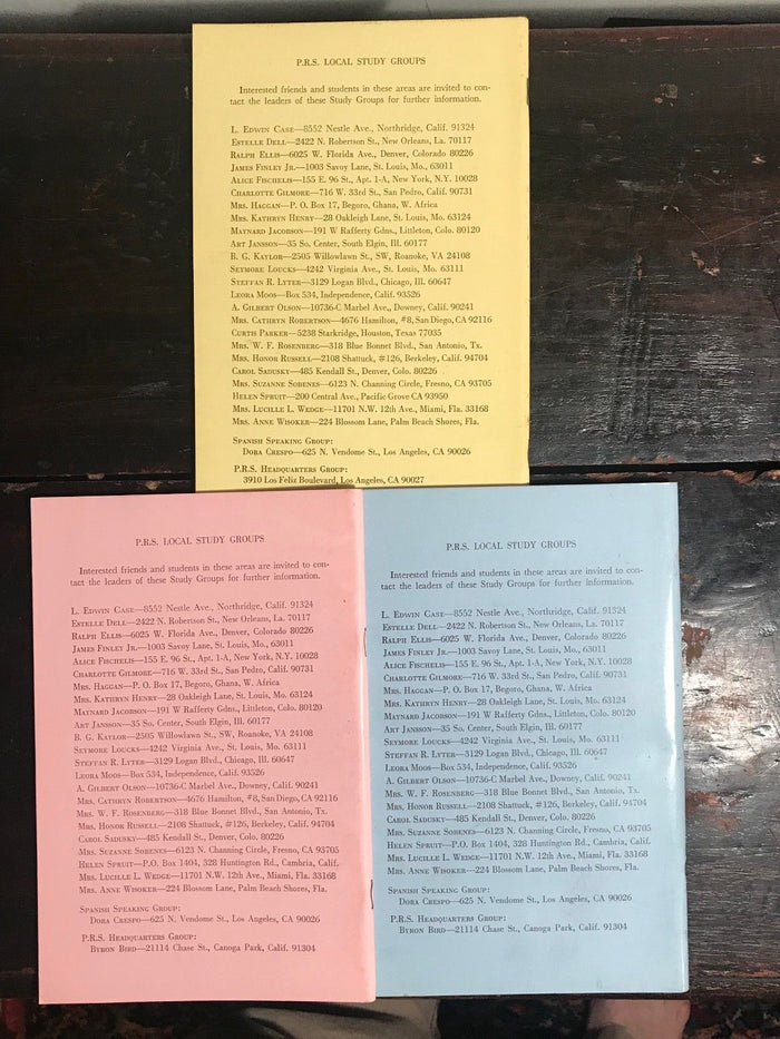 MANLY P. HALL, PHILOSOPHICAL RESEARCH SOCIETY JOURNAL - 3 (of 4) Issues, 1975
