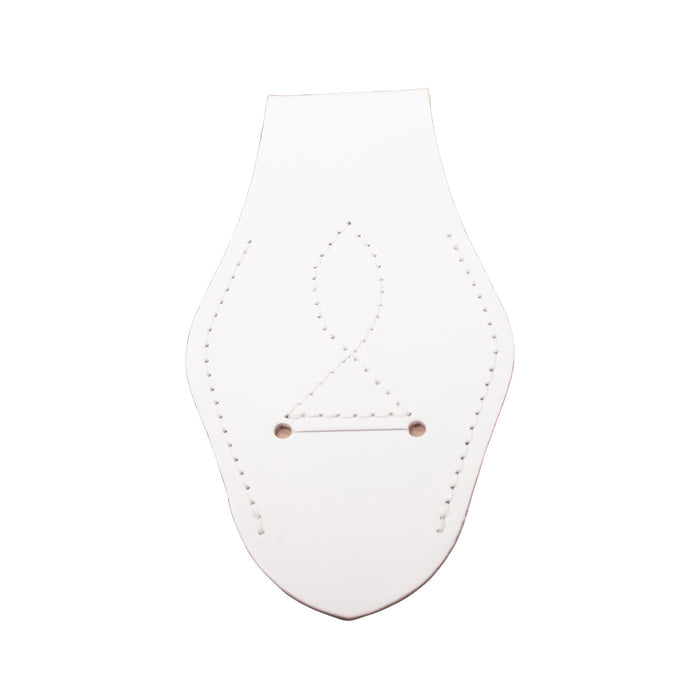 Marine Corps Sword Frog: NCO - white cowhide leather