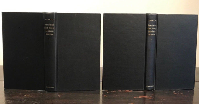 MEDIEVAL AND EARLY MODERN SCIENCE - A.C. Crombie - 1963, COMPLETE 2 Vols