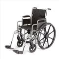 Medline K3 Excel 18" Lightweight Wheelchair, Removable Desk Length Arms, Elevating Legrests