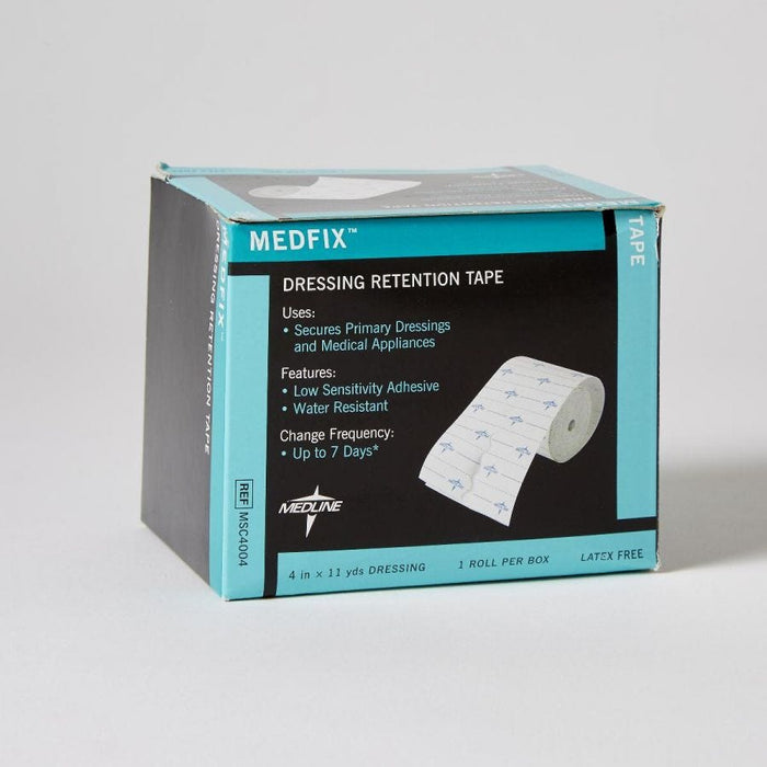 Medline MedFix Retention Dressing Tapes: 4" x 11 yd, 1 Count
