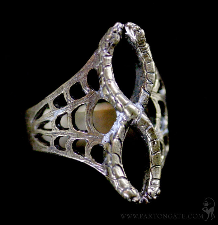 Medusa's Lace Ouroboros Ring - Paxton Gate