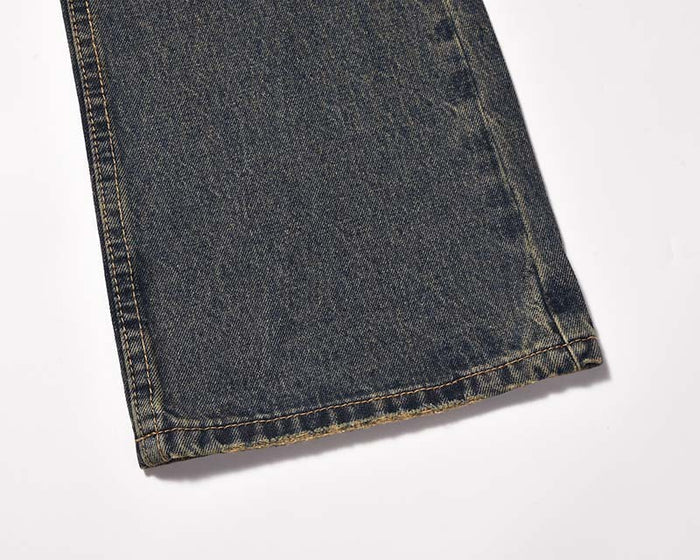 Men's All-match Leisure Washed-out Jeans