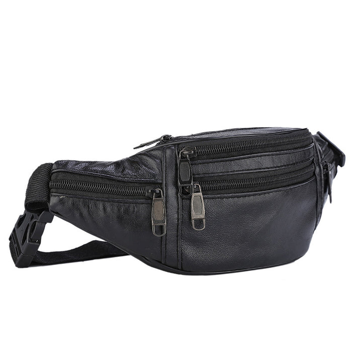 Men's Business Multi-layer Outdoor Sports Waterproof Chest Bag