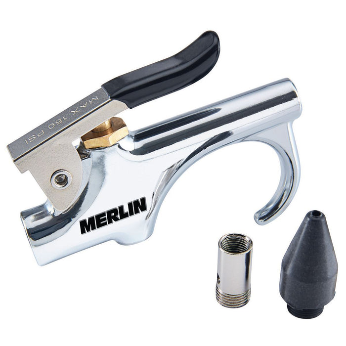 MERLIN - Blow Gun with Safety Tip and Rubber Tip