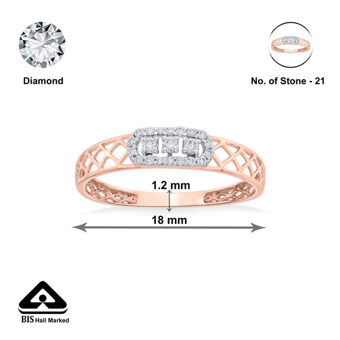 Mesh Forme Cocktail Diamond Ring