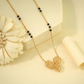Mesh Geometry 9Kt Gold Mangalsutra