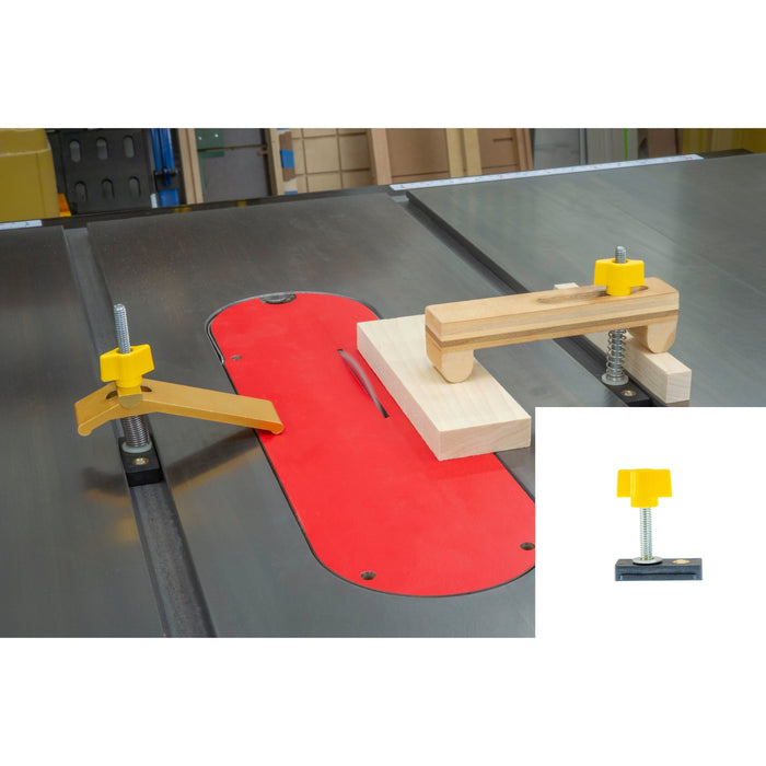 MICROJIG GRR-RIPPER ZP9-S1 Zeroplay Miter Stop For T-Slots On Table Saws, Router Tables, And Band Saws.