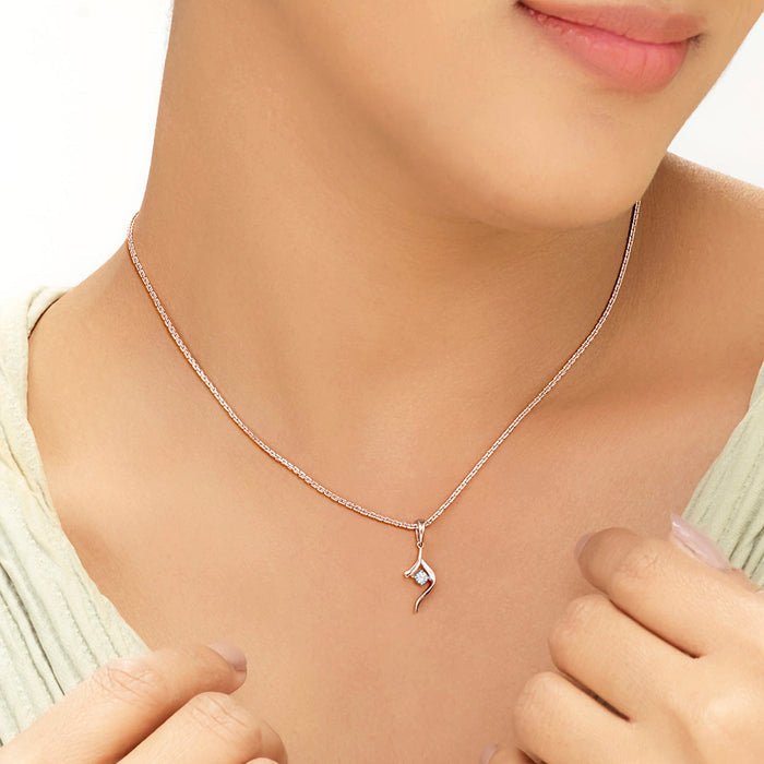Modern Shankha Modern Pendant Diamond Jewellery