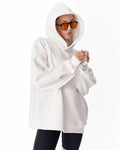 Monarch Loop White Hoodie For Women
