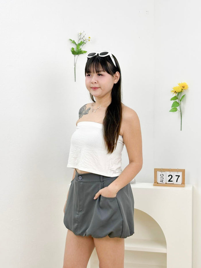 Monette Bubble Skort (Gray)