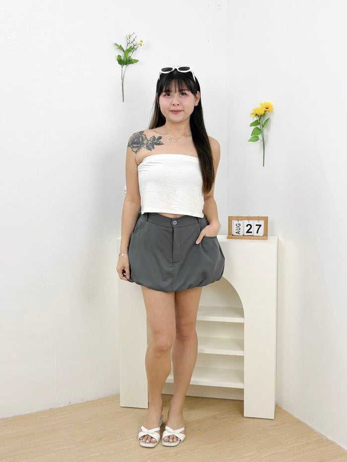 Monette Bubble Skort (Gray)