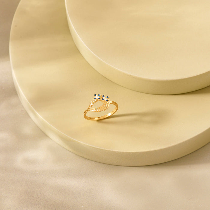 Mono Edge Gold Ring for Her